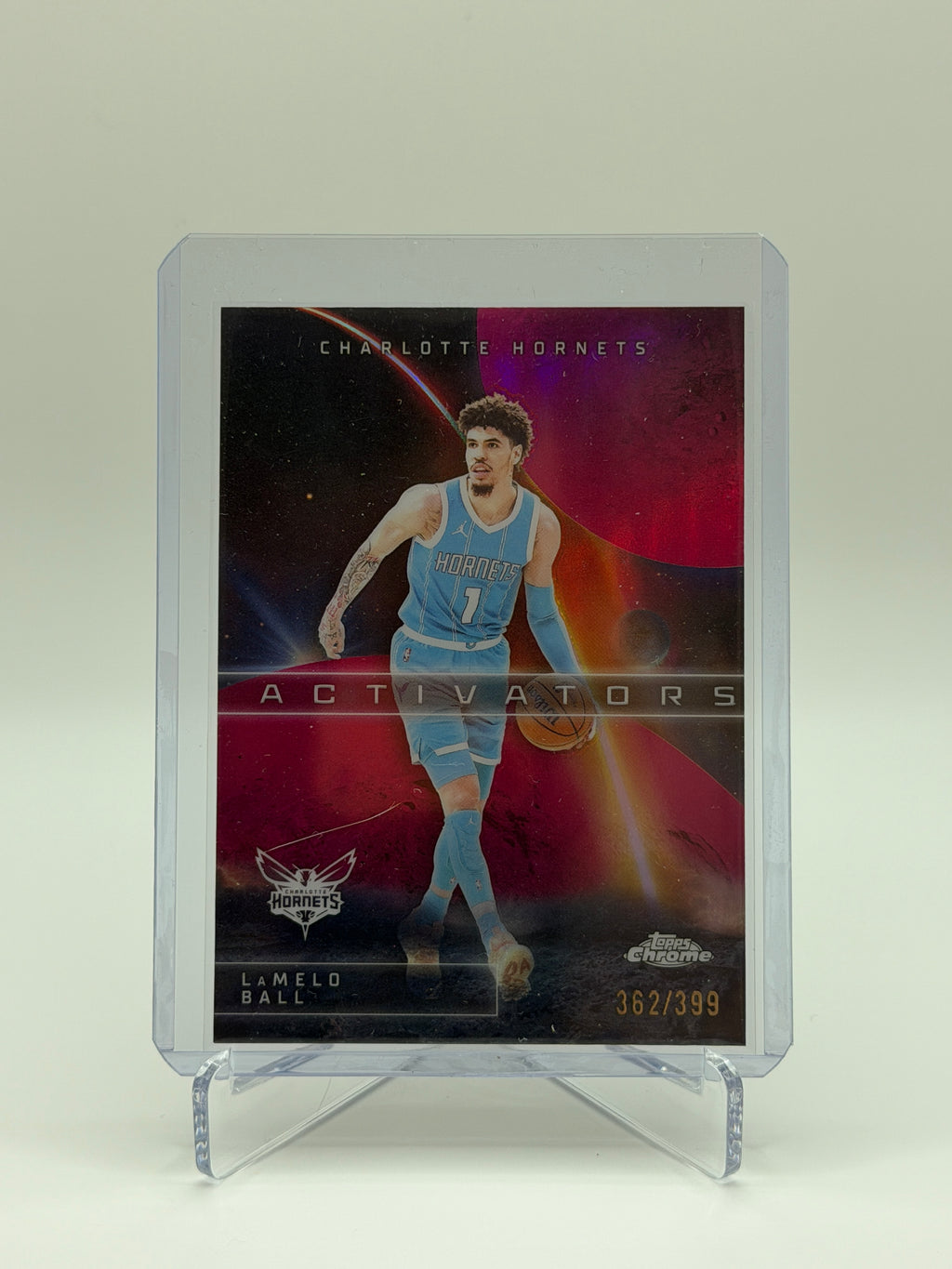 Lamelo Ball Activators /399 Ac-7 Topps Chrome 2025-2026 Charlotte Hornets