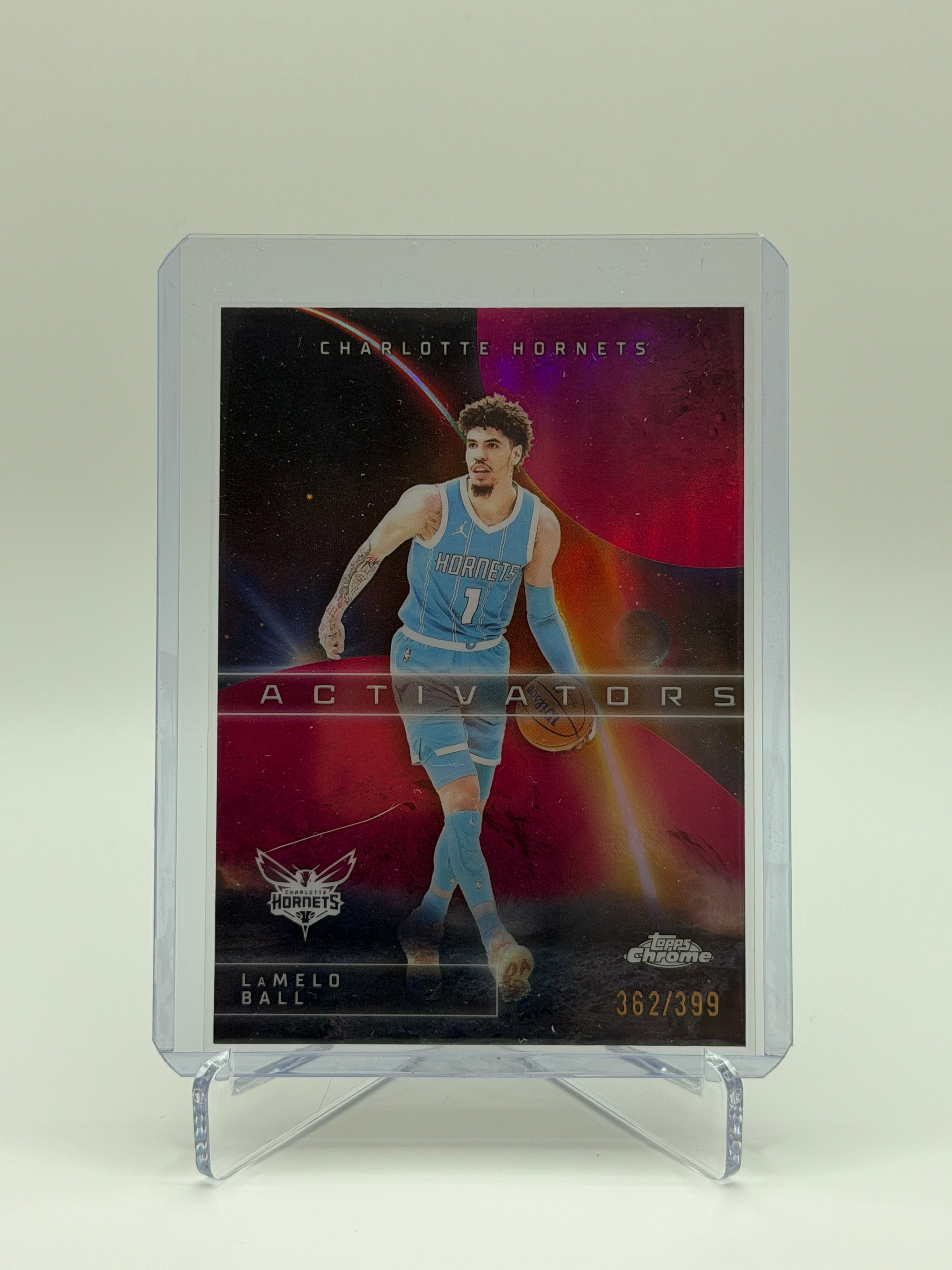 Lamelo Ball Activators /399 Ac-7 Topps Chrome 2025-2026 Charlotte Hornets