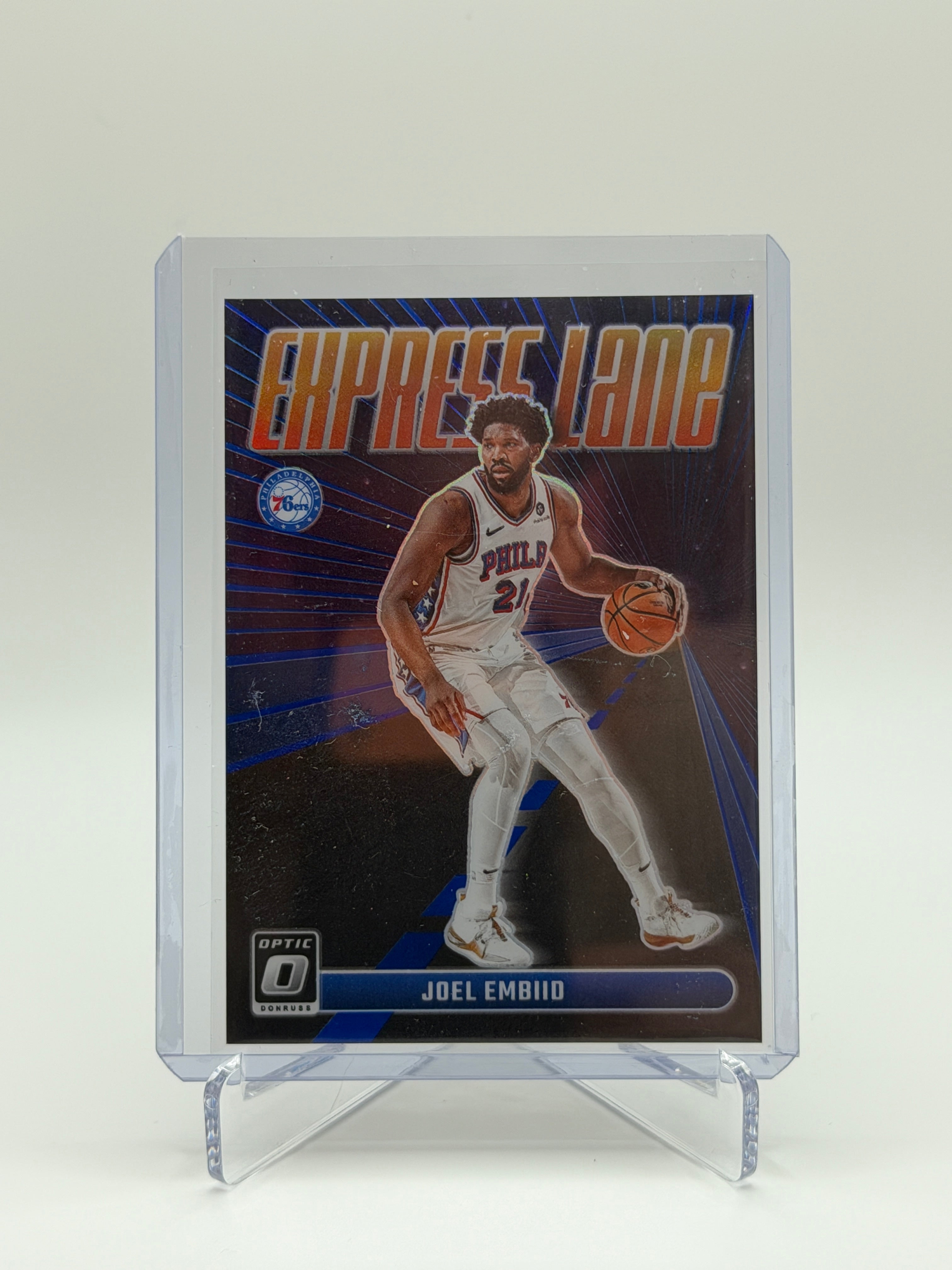 Joel Embiid Express Lane Donruss Optic #21 /85 2023-2024