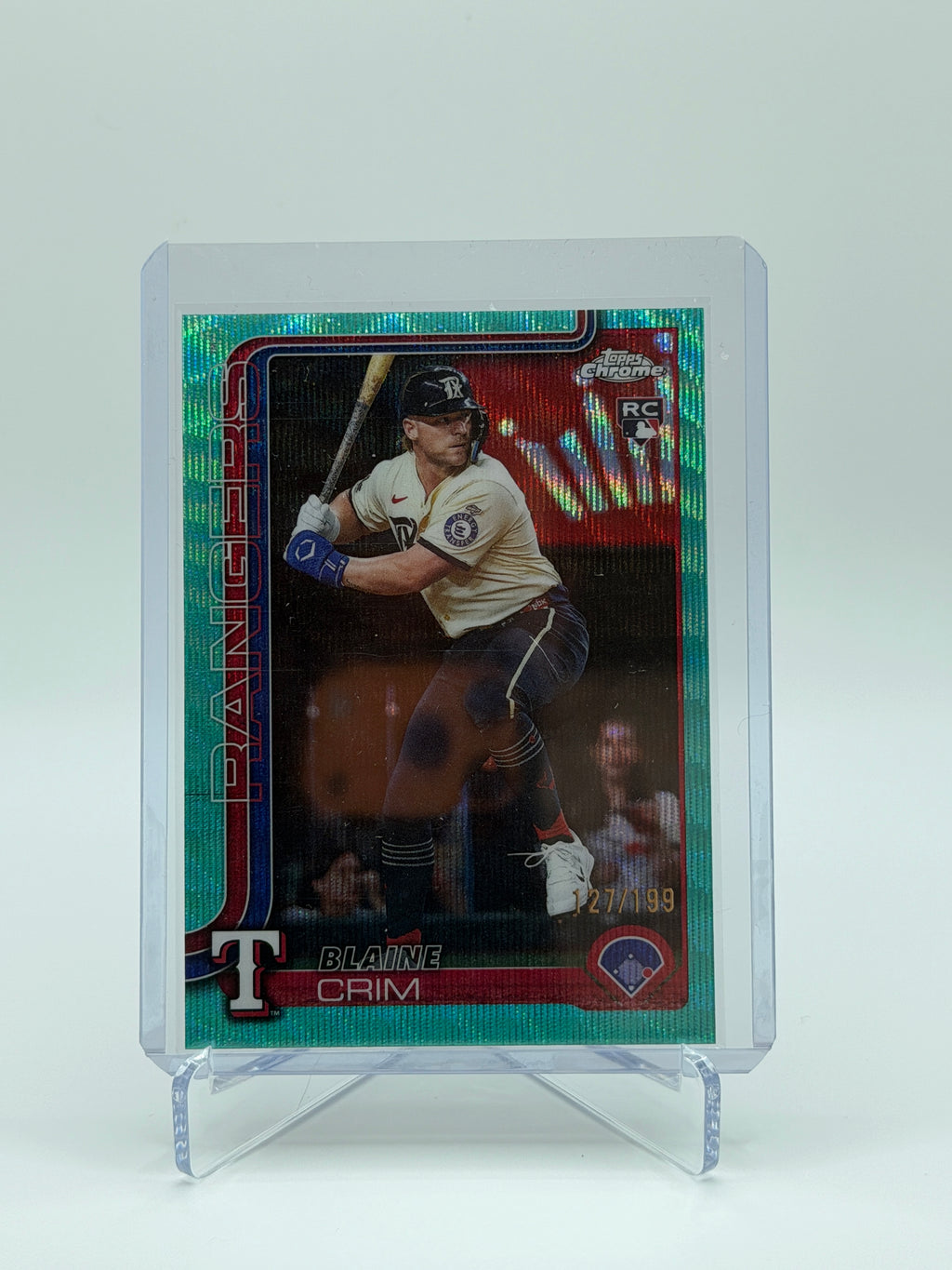 Blaine Crim RC Aqua /199 Topps Chrome USC83 2025