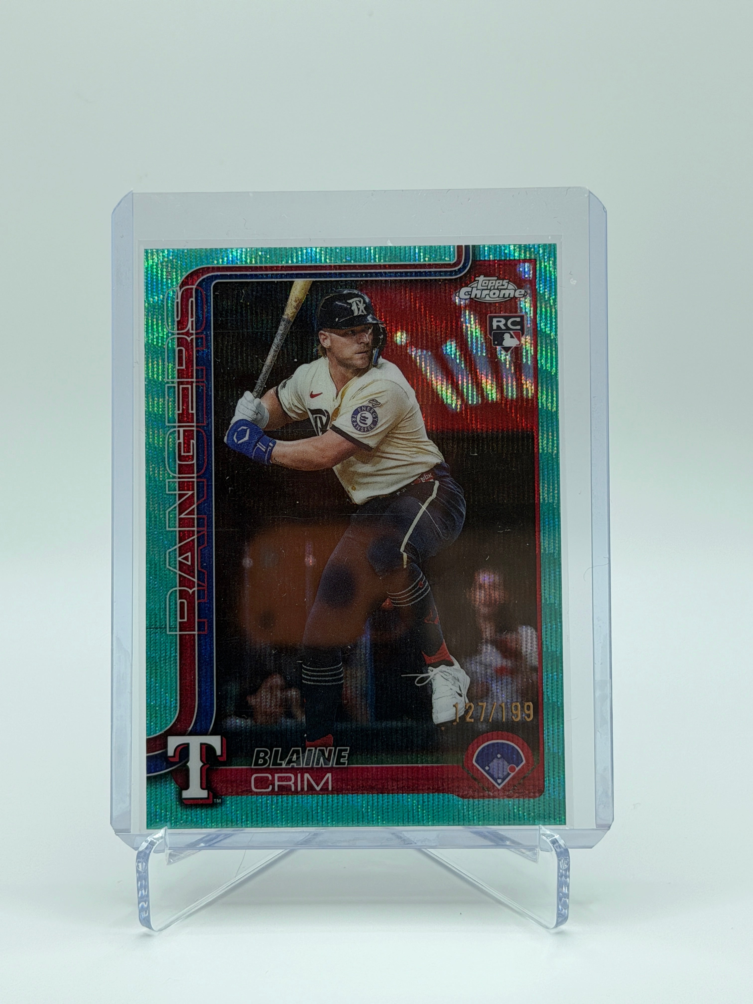 Blaine Crim RC Aqua /199 Topps Chrome USC83 2025