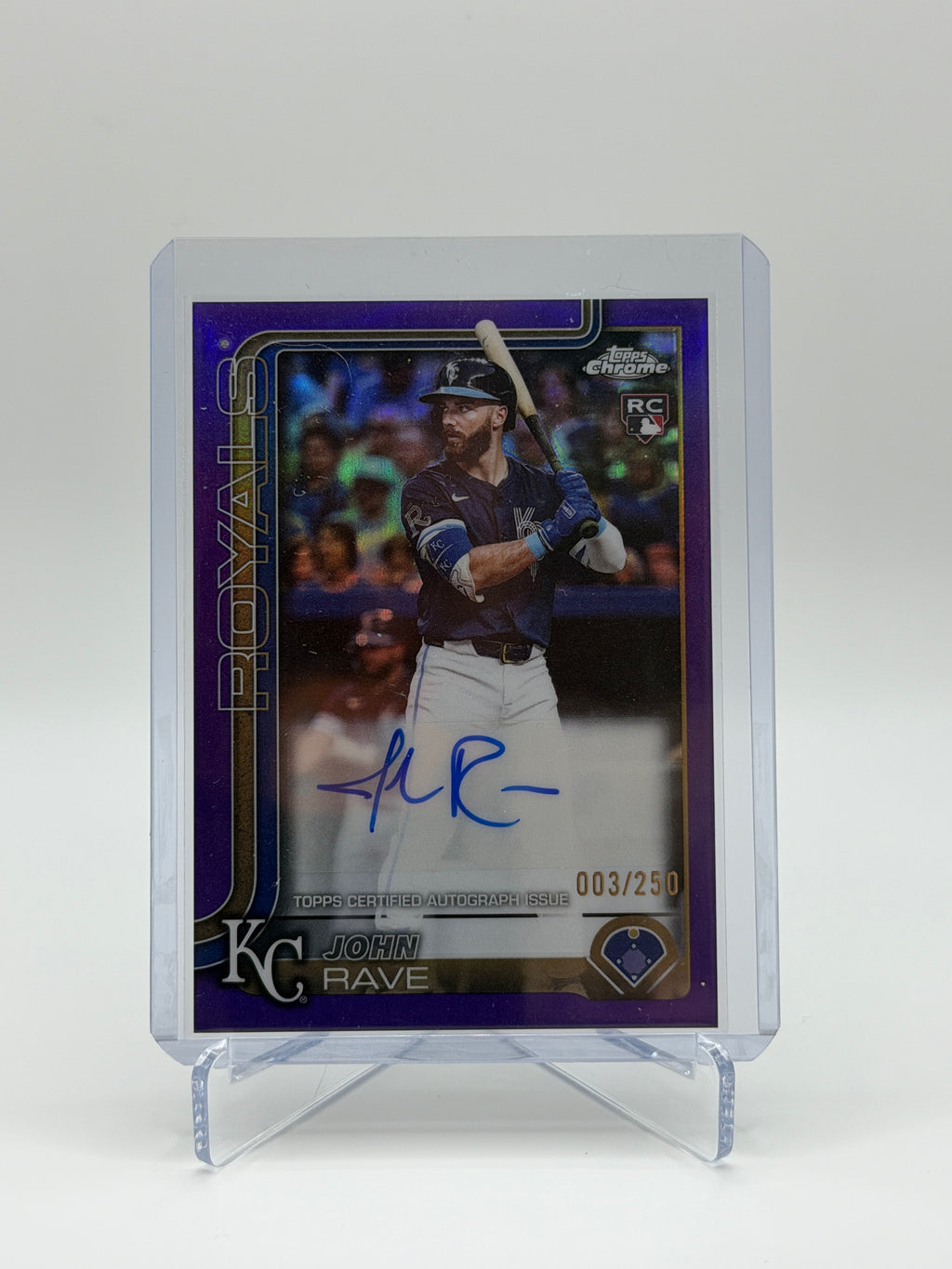 John Rave RC Auto /250 AC-JR Topps Chrome 2025