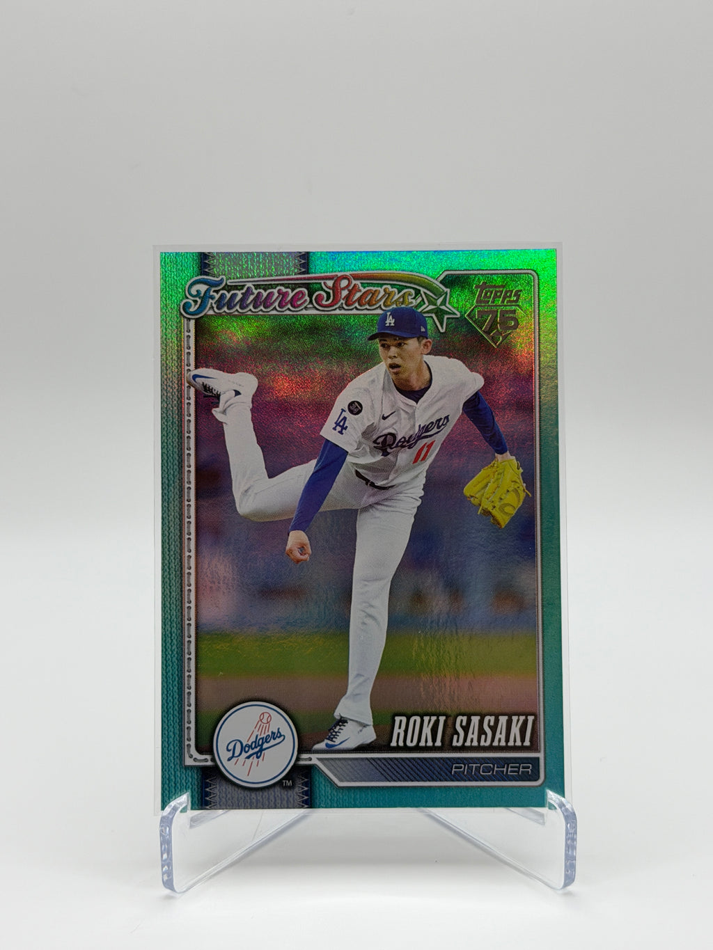 Roki Sasaki Future Stars Aqua Foil #66 Topps Series 1 2026