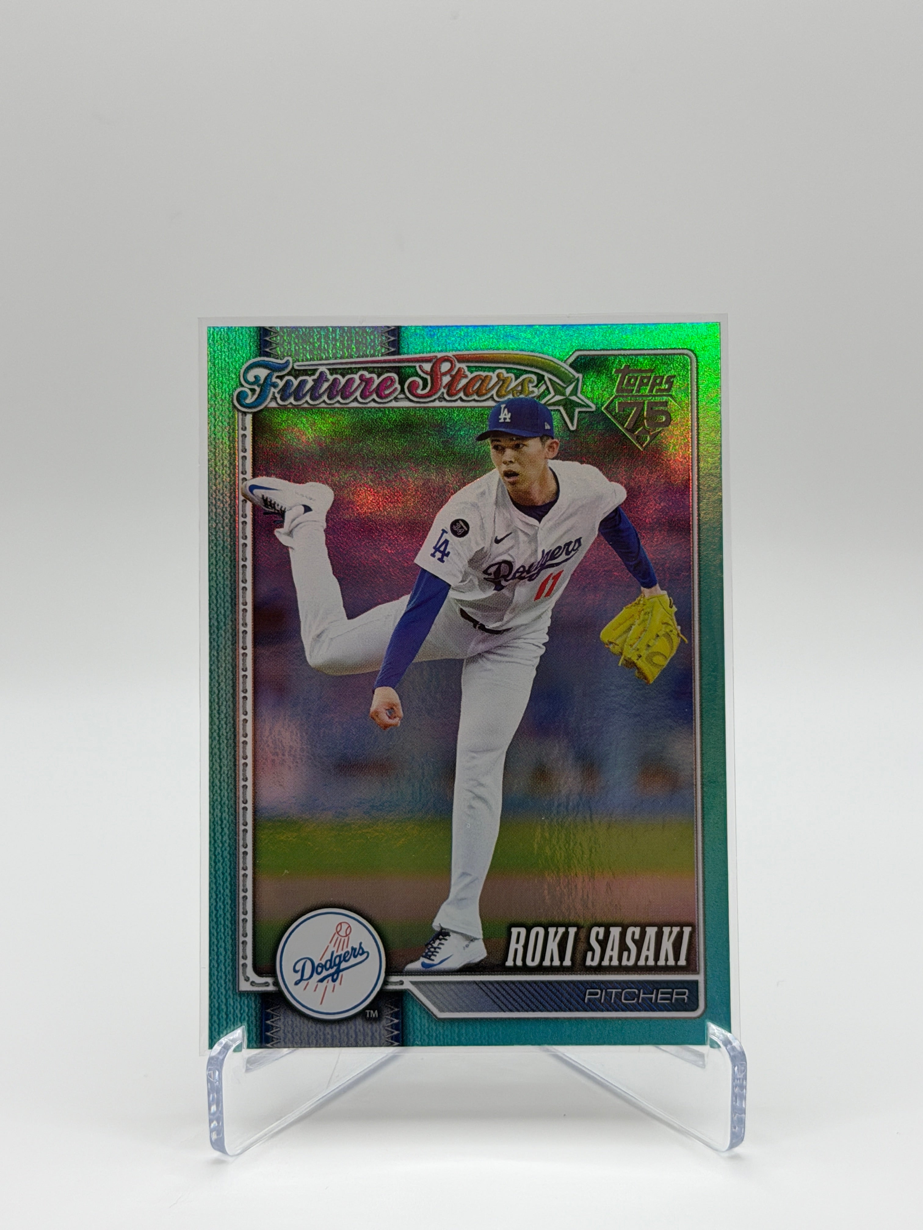 Roki Sasaki Future Stars Aqua Foil #66 Topps Series 1 2026