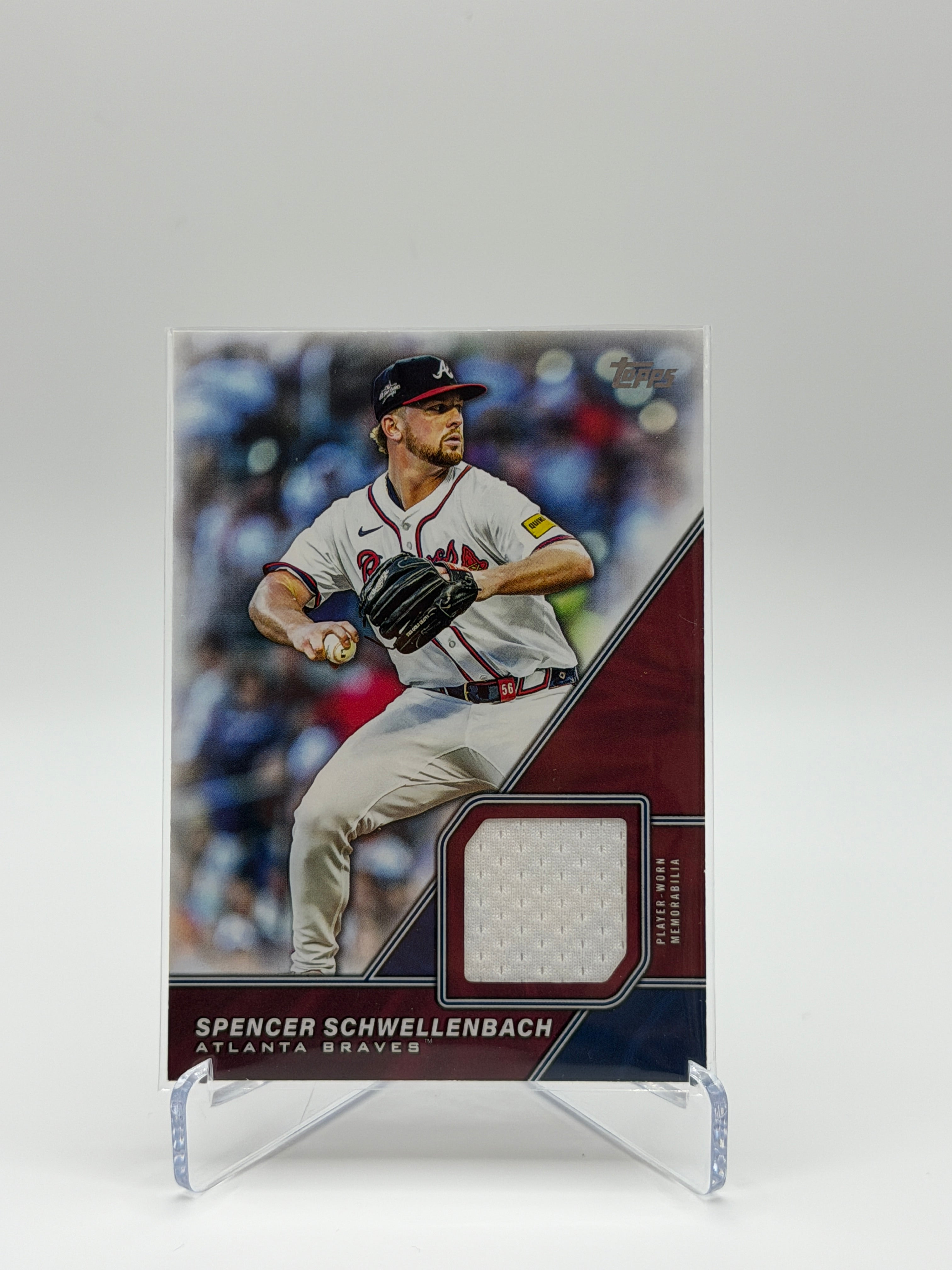 Spencer Schwellenbach Topps Series 1 Game Used Patch MLM-SSC 2026