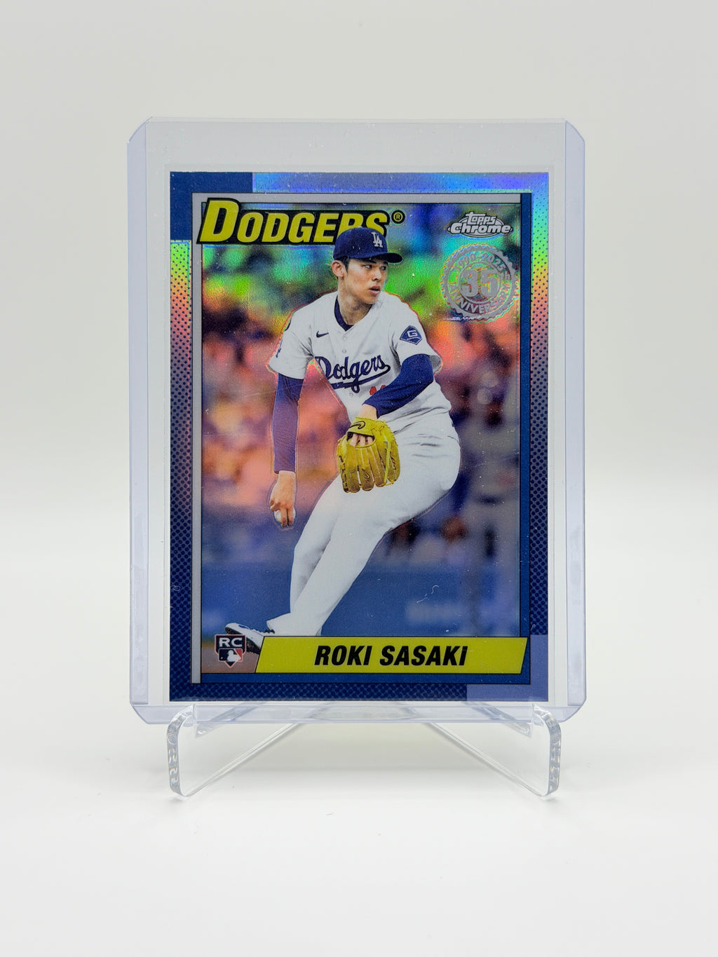 Roki Sasaki RC #90CU-18 Topps Chrome 2025