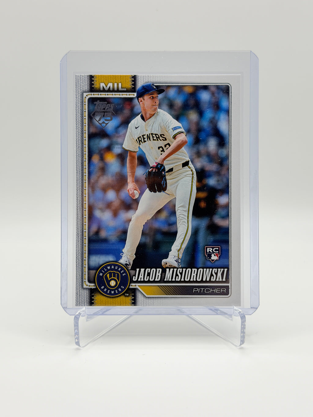 Jacob Misiorowski RC #10 Topps Series 1 75th anniversary 2026