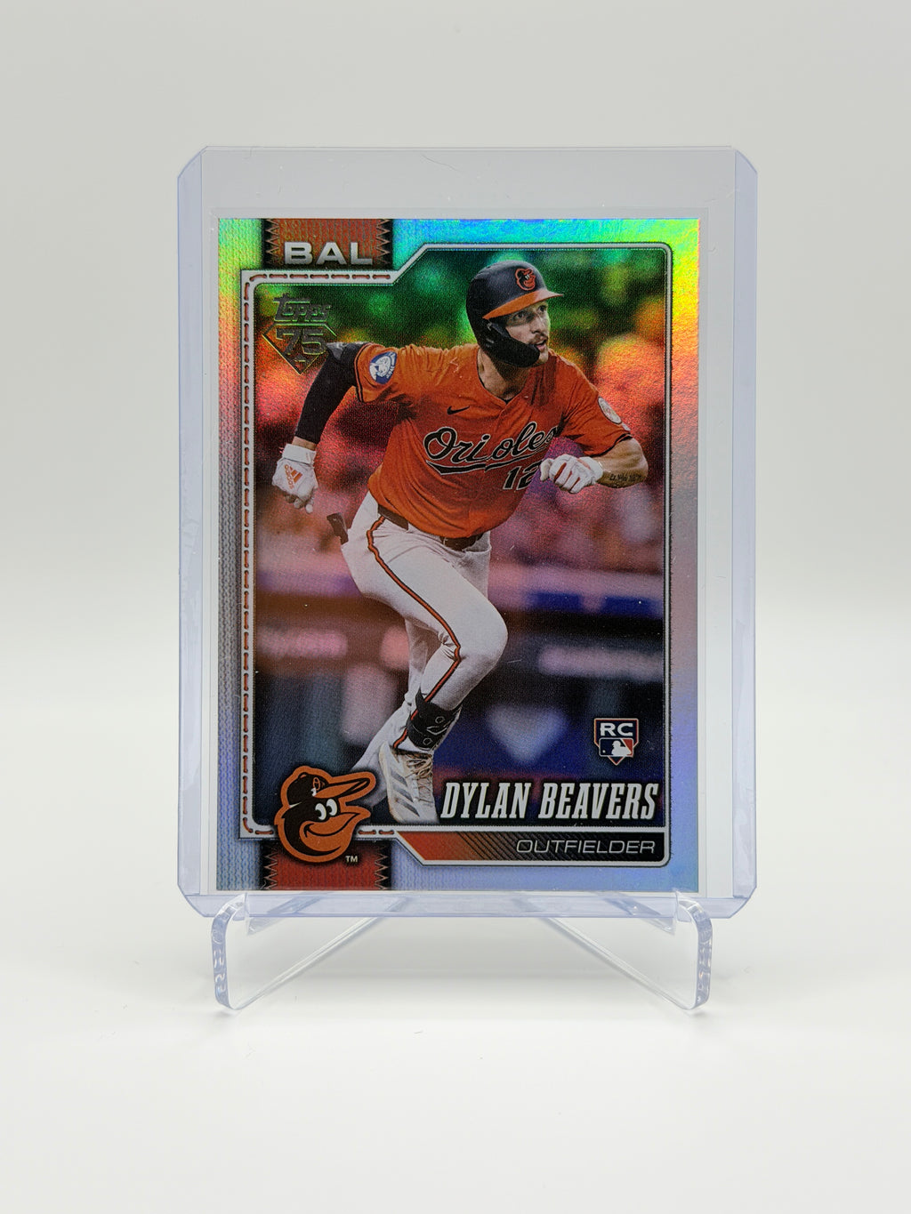 Dylan Beavers RC Rainbow Foil #339 Topps Series 1 75th Anniversary 2026