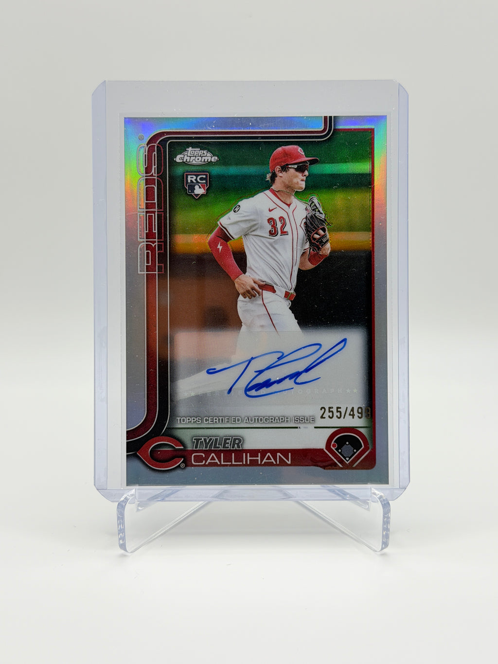 Tyler Callihan RC Auto /499 Refractor #AC-TC Topps Chrome 2025