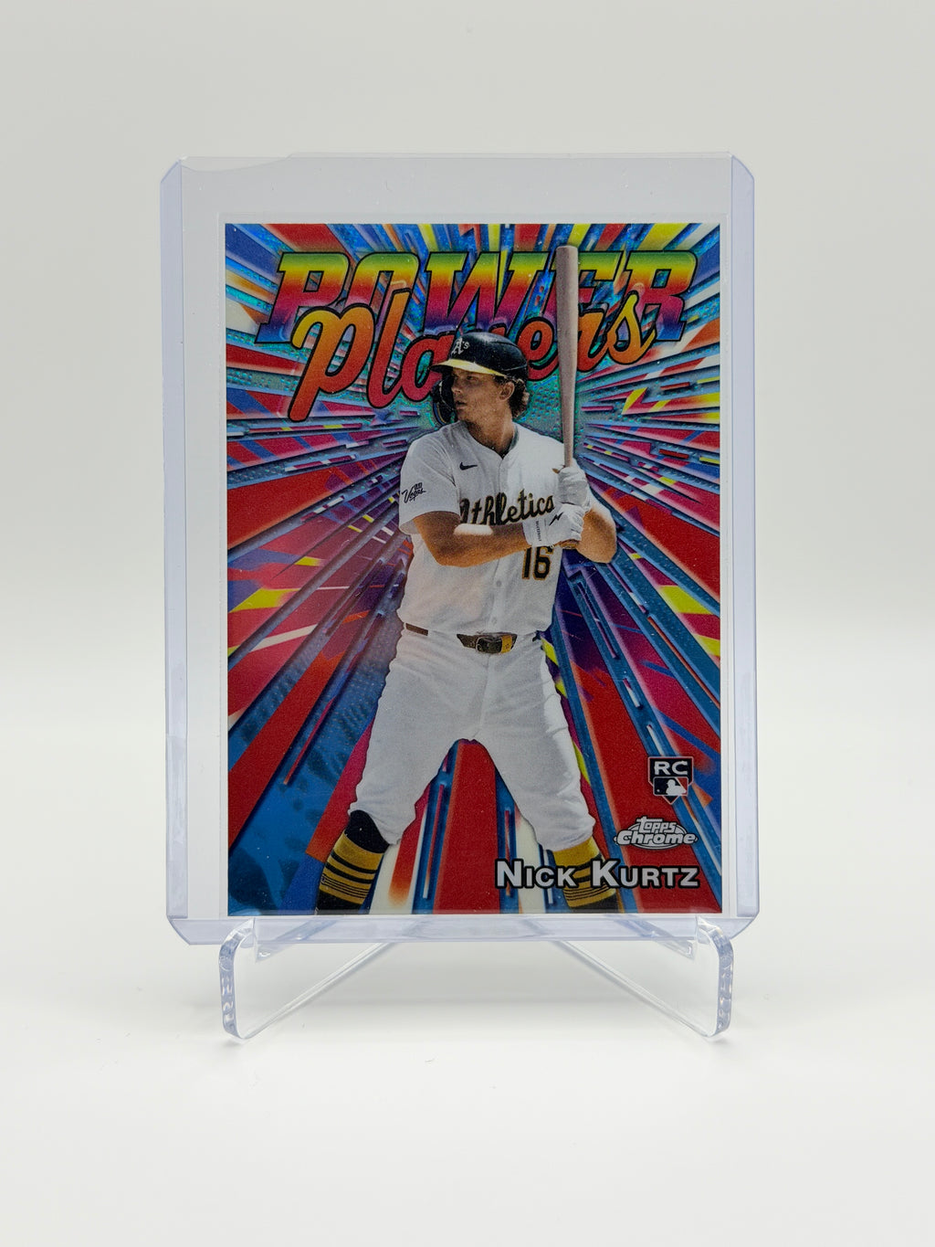 Nick Kurtz RC Power Players #PP-30 Topps Chrome 2025