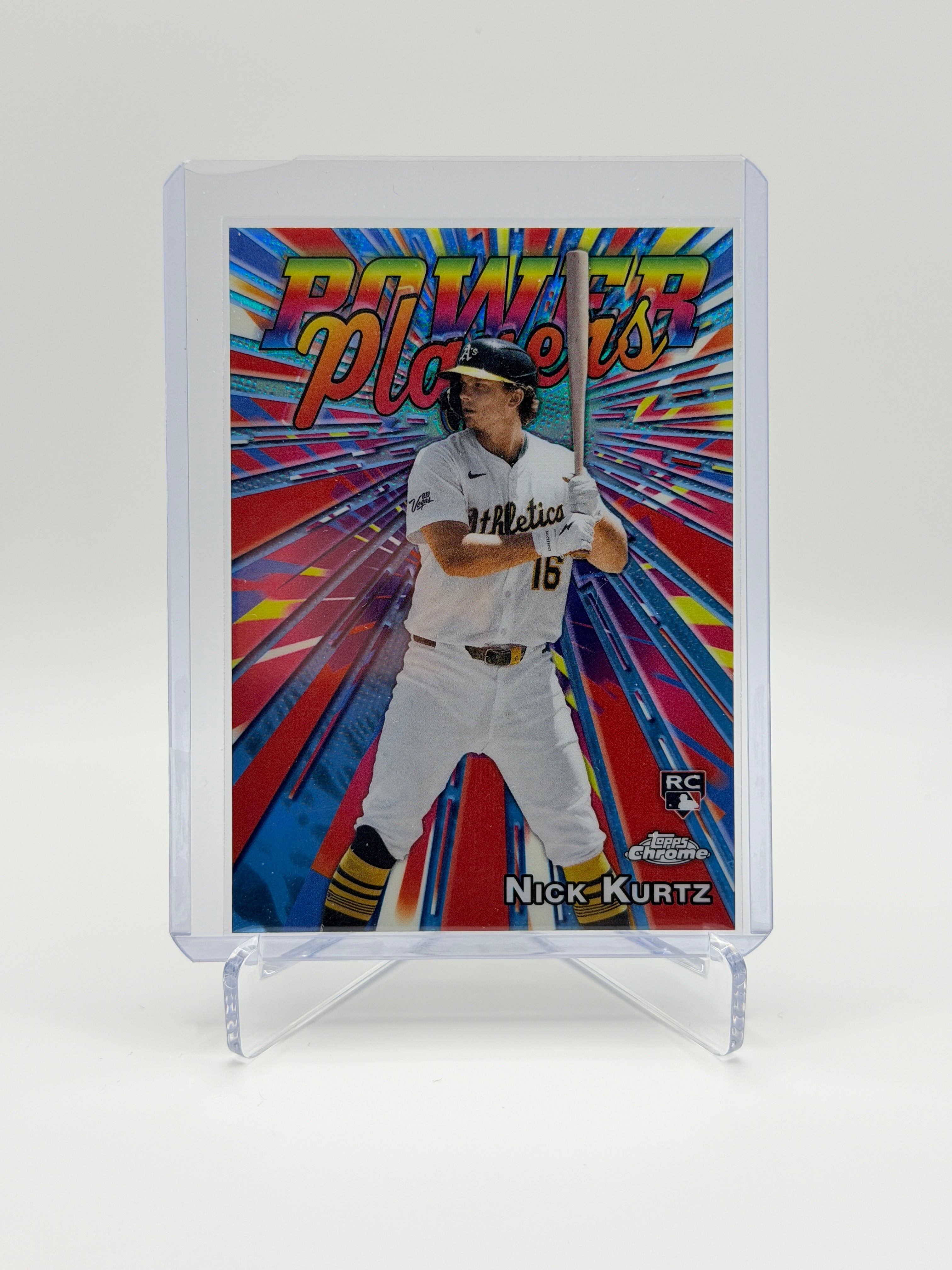 Nick Kurtz RC Power Players #PP-30 Topps Chrome 2025