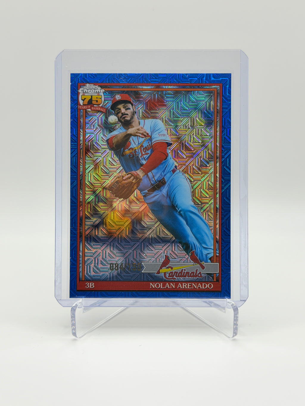Nolan Arenado Blue Mojo /150 #91C-46 Topps Chrome 75th anniversary 2026