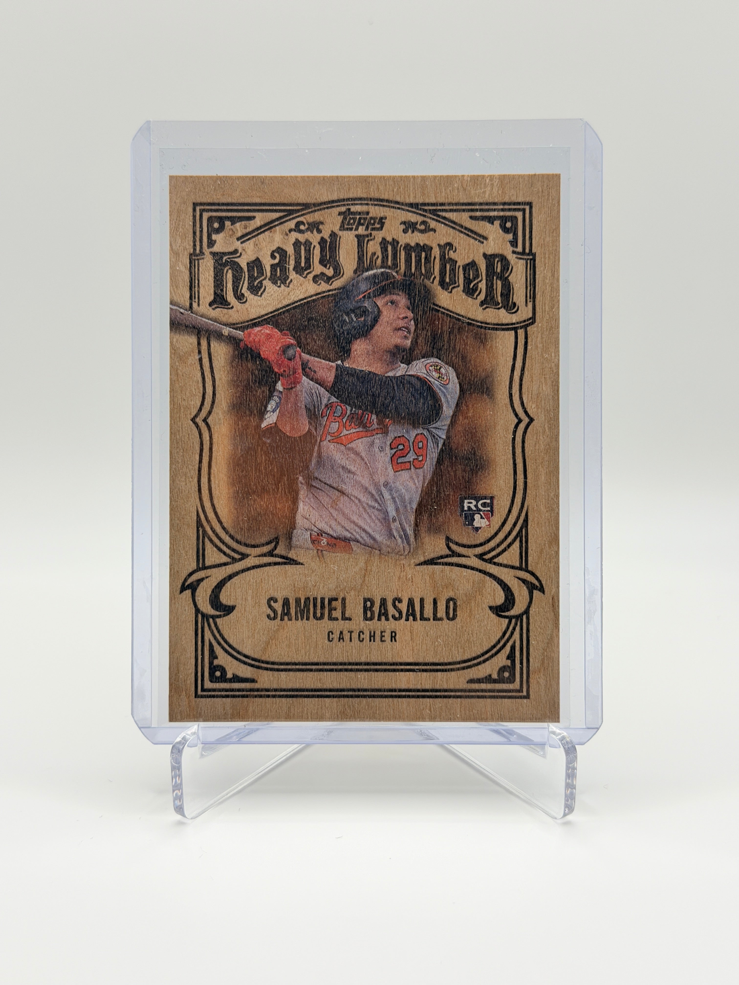 Samuel Basallo RC Heavy Lumber SSP #HL-14 Topps Series 1 2026