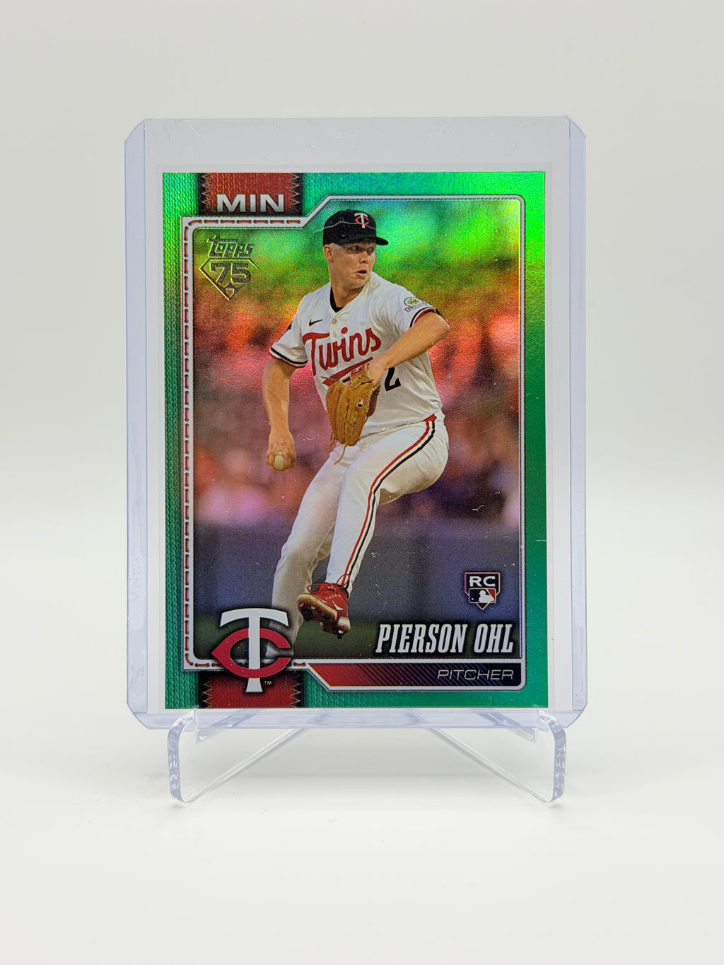 Pierson Ohl RC Green foil /99 #321 Topps Series 1 75th anniversary 2026