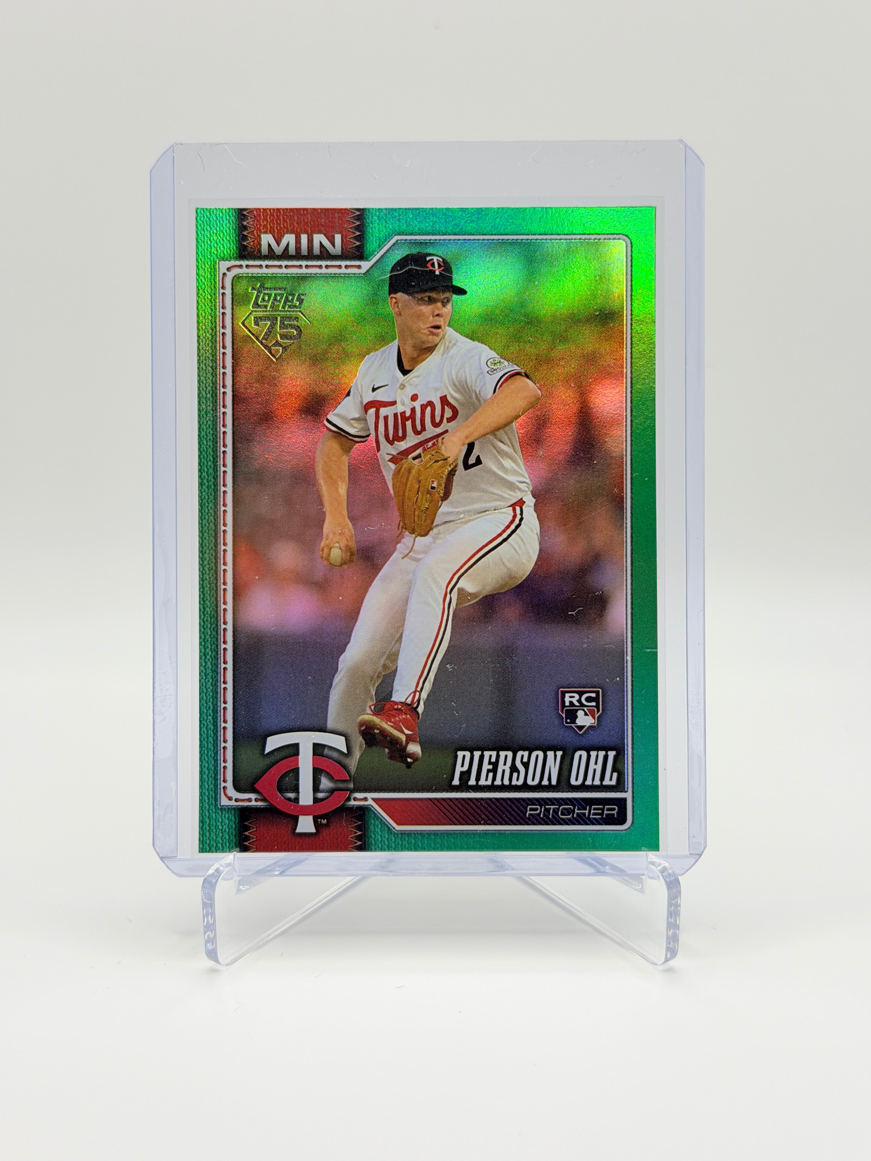 Pierson Ohl RC Green foil /99 #321 Topps Series 1 75th anniversary 2026