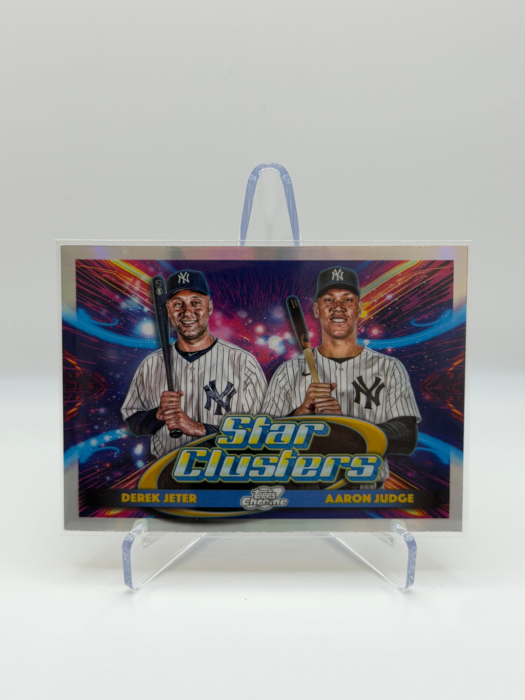 Aaron Judge Derek Jeter Star Clusters DSC-1 Topps Chrome Cosmic 2025