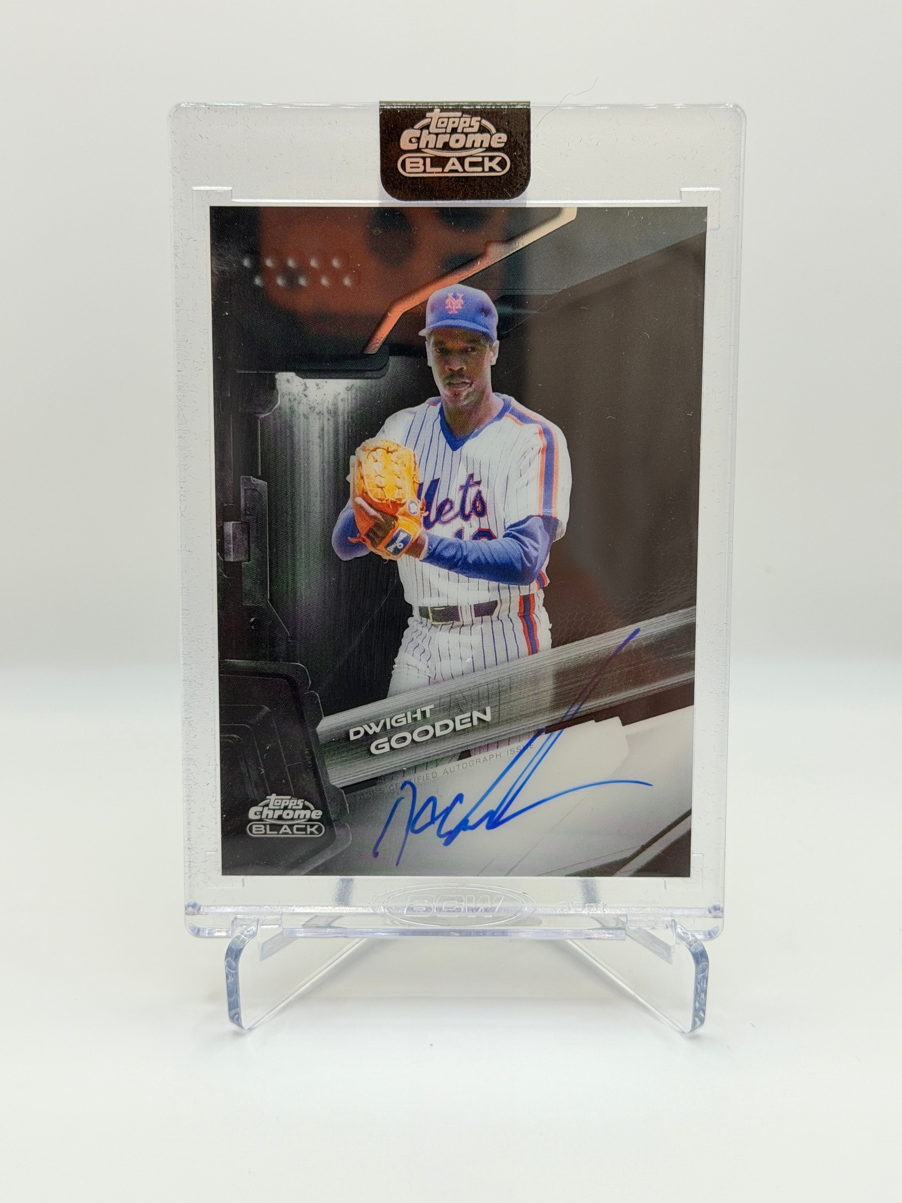 Dwight Gooden Auto on card CBA-DG Topps Chrome Black 2026