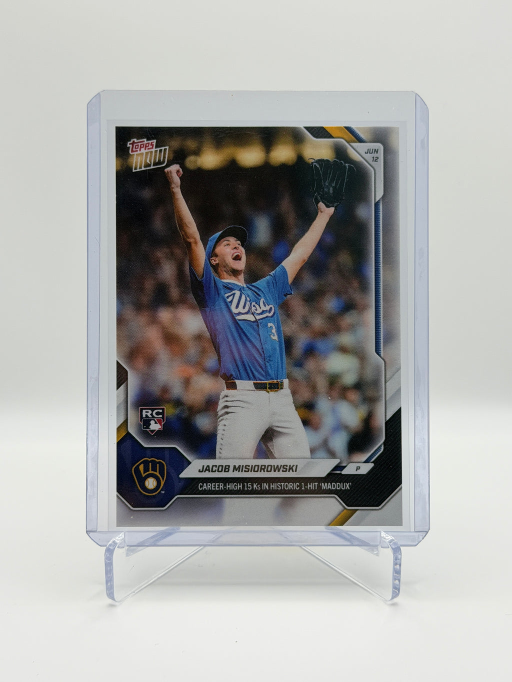 Jacob Misiorowski RC Historic 1-Hit Maddux 2026 Topps Now