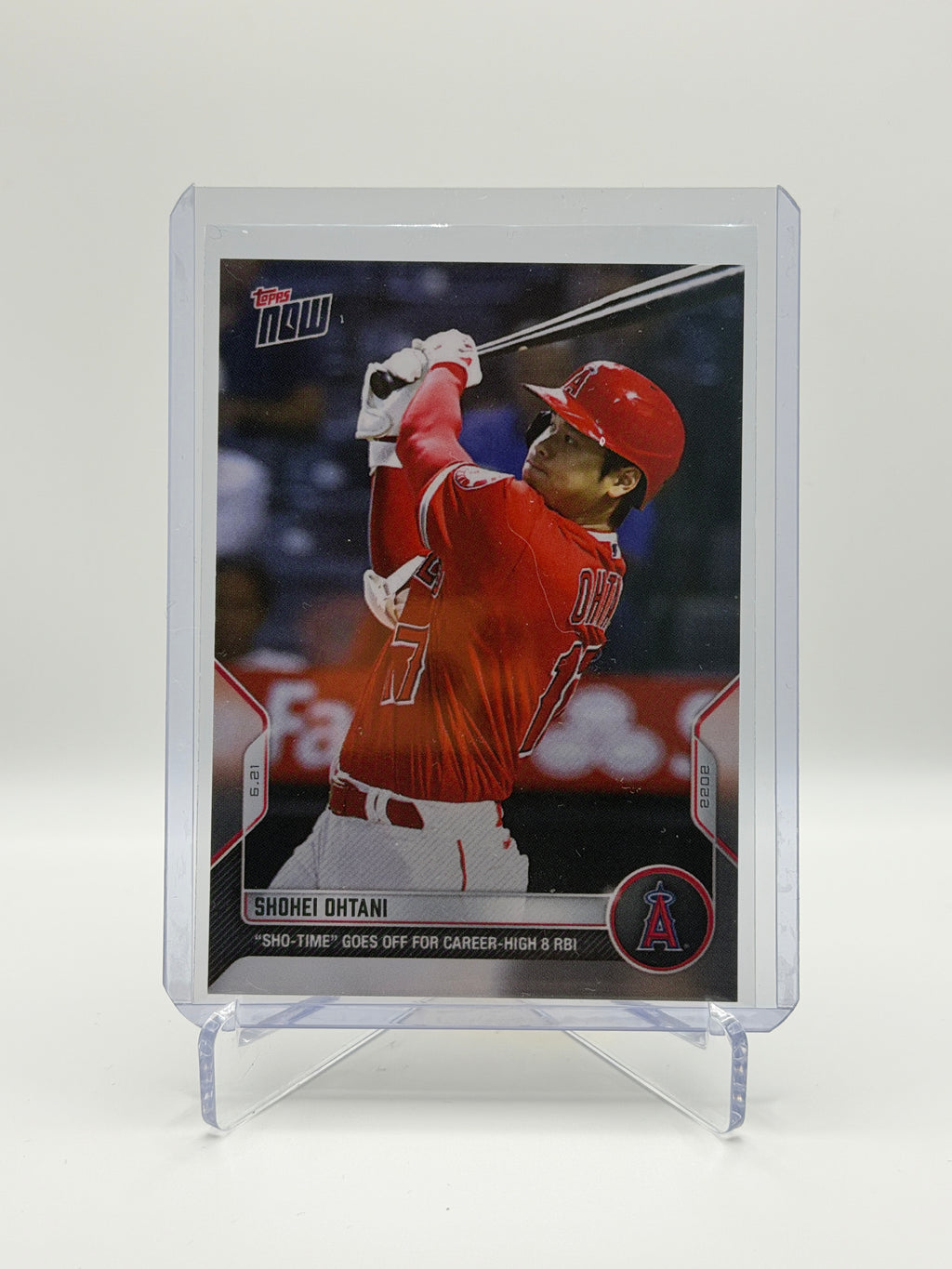 Shohei Ohtani Sho-Time Career High 8RBI Topps Now 2022