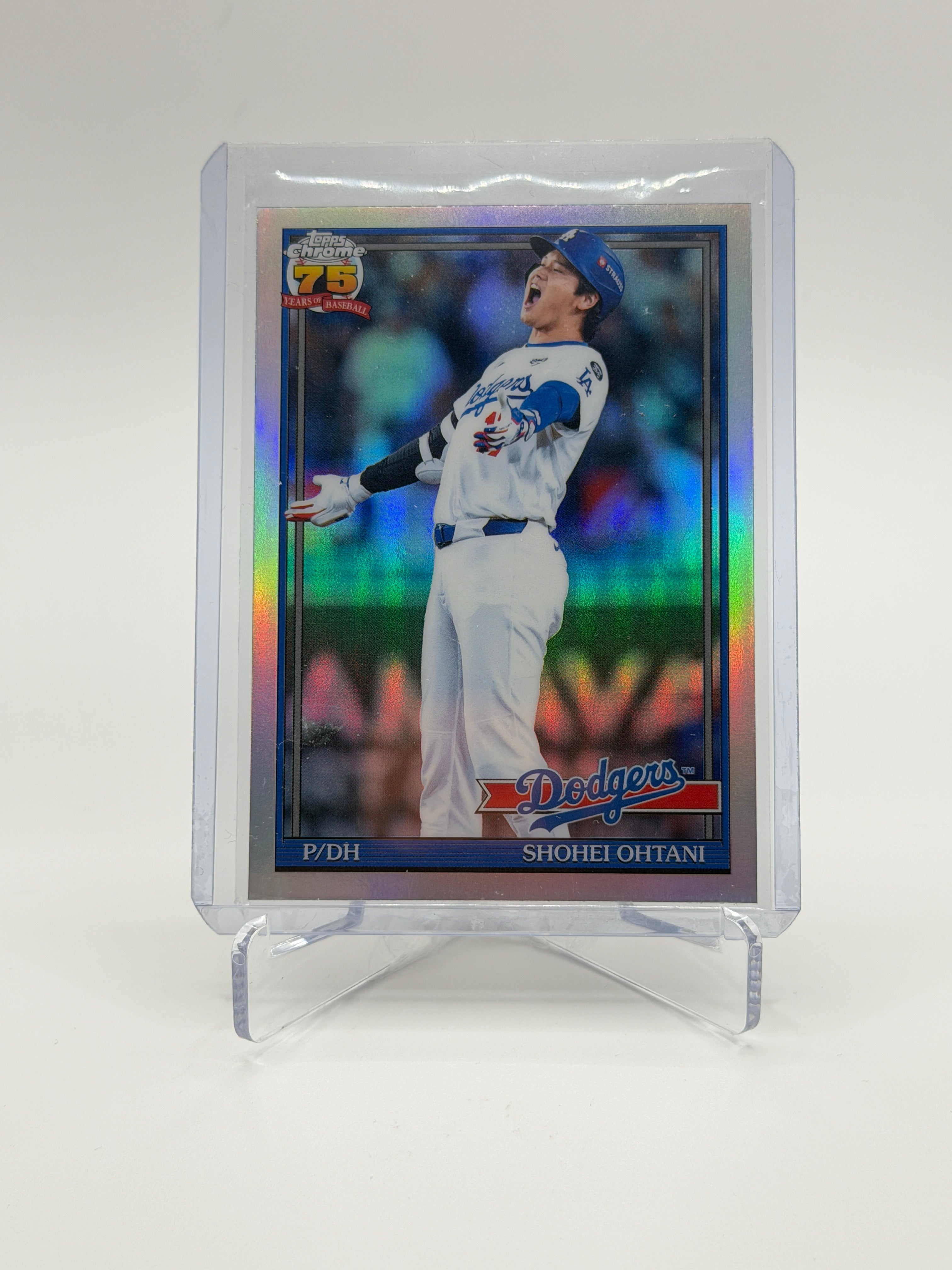 Shohei Ohtani Refractor 1991 Insert 75th anniversary Topps Chrome 2026