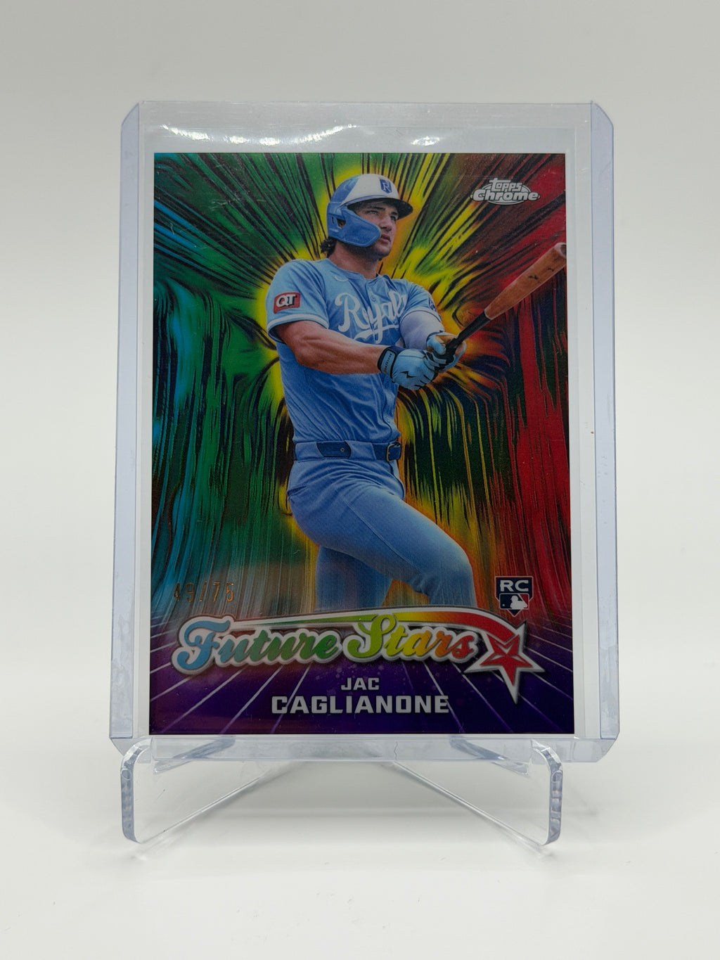 Jac Caglianone RC Purple /75 Future Stars FS-7 Topps Chrome 2026
