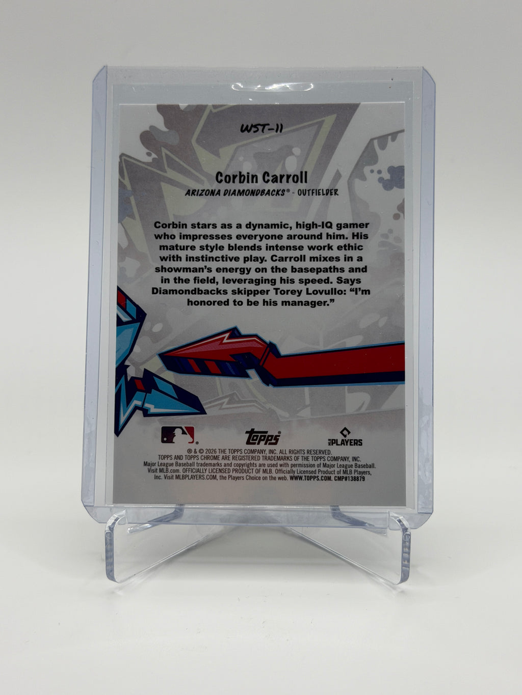 Corbin Carrol Wild Style Refractor Insert WST-11 Topps Chrome 2026